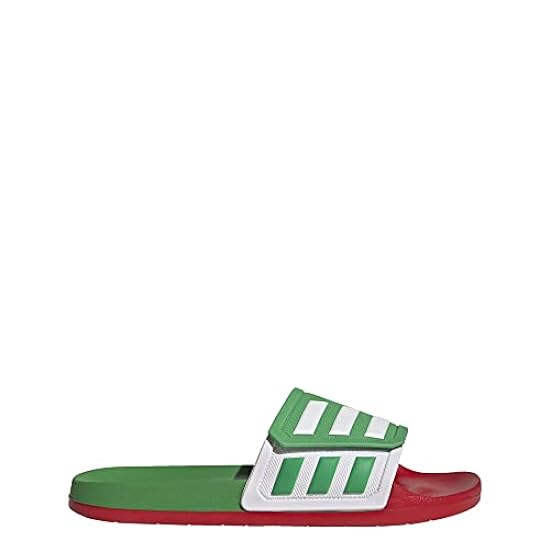 Adidas Adilette TND Mexico Slide Sandali, Verde/Bianco/